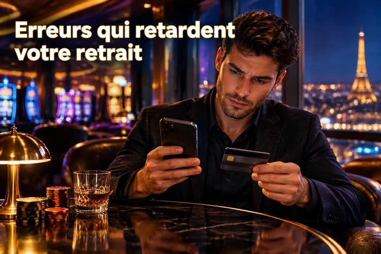 Erreurs qui retardent votre retrait