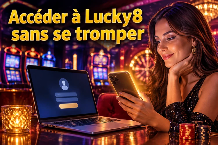 Accéder à Lucky8 sans se tromper