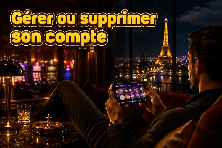 Gérer ou supprimer son compte
